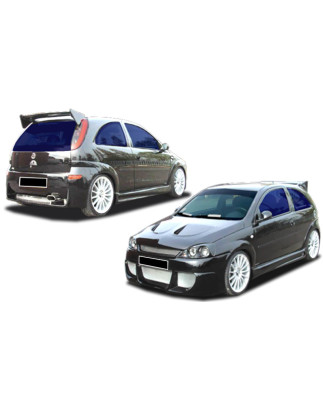 Bodykit carrozzeria Opel Corsa C Evo RS Wide (con parafanghi) (Cod. O-Kit109)