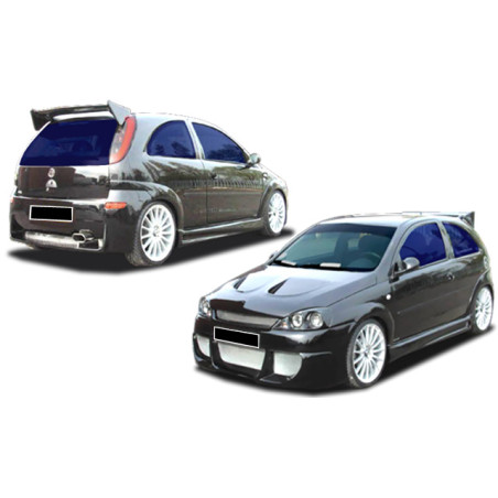 Bodykit carrozzeria Opel Corsa C Evo RS Wide (con parafanghi) (Cod. O-Kit109)