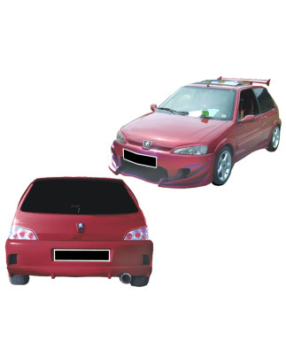 Bodykit carrozzeria Peugeot 106 II Flash wide (Minigonne + Parafanghi) (Cod. O-Kit120)