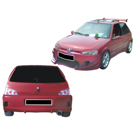 Bodykit carrozzeria Peugeot 106 II Flash wide (Minigonne + Parafanghi) (Cod. O-Kit120)
