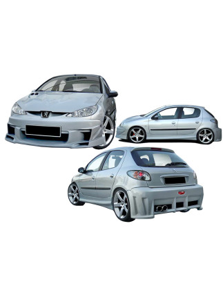 Bodykit carrozzeria Peugeot 206 Extreme (Cod. O-Kit123)