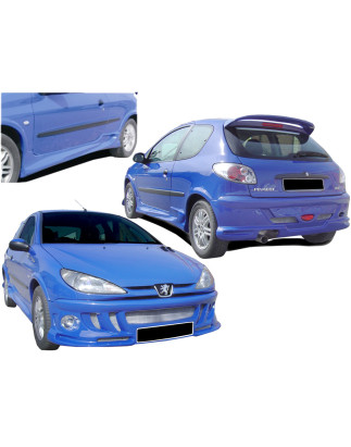 Bodykit carrozzeria Peugeot 206 Cobra (Cod. O-Kit126)