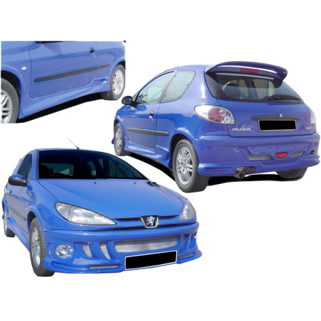 Bodykit carrozzeria Peugeot 206 Cobra (Cod. O-Kit126)