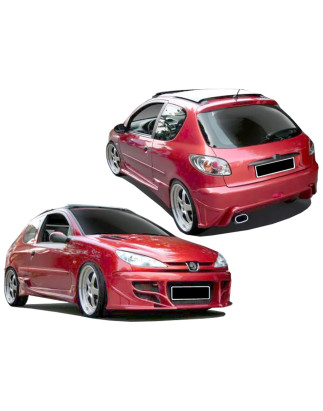 Bodykit carrozzeria Peugeot 206 Impact (Cod. O-Kit127)