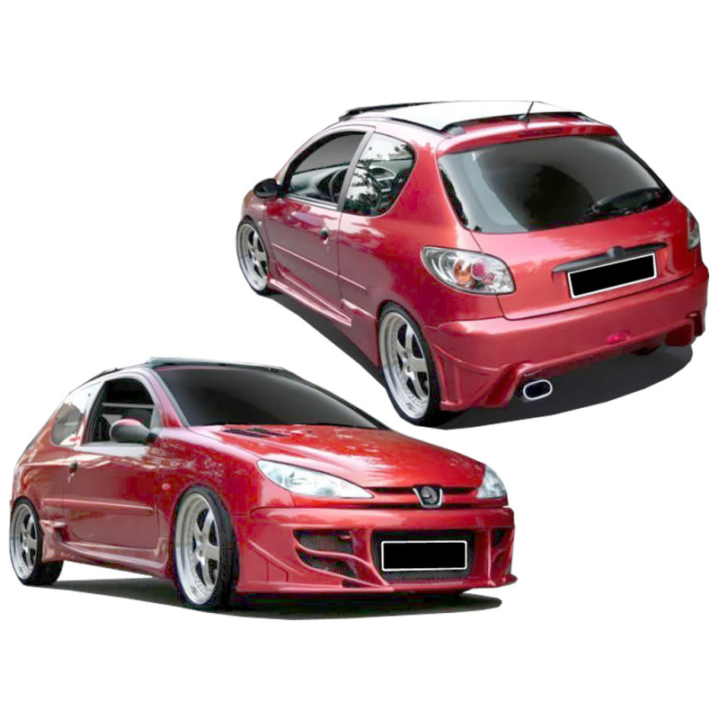 Bodykit carrozzeria Peugeot 206 Impact (Cod. O-Kit127)