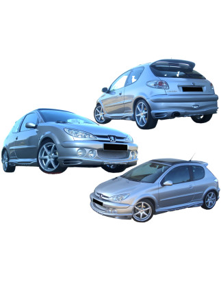 Bodykit carrozzeria Peugeot 206 Super GT (Cod. O-Kit130)