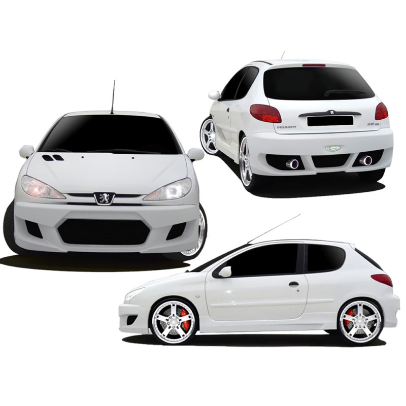 Bodykit carrozzeria Peugeot 206 Drift (Cod. O-Kit131)