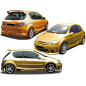 Kit completo carrozzeria Completo Peugeot 206 Volverine Wide (Cod. O-Kit132)