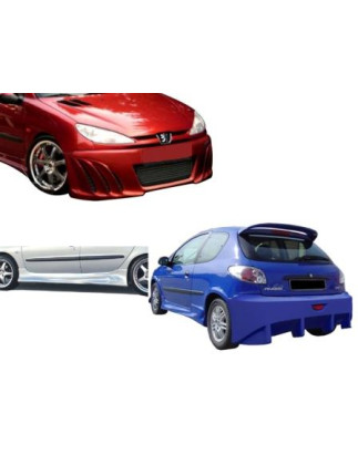 Bodykit carrozzeria Peugeot 206 Shark  (Cod. O-Kit224)