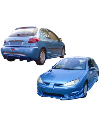 Bodykit carrozzeria Peugeot 206 Flash (Cod. O-Kit319)