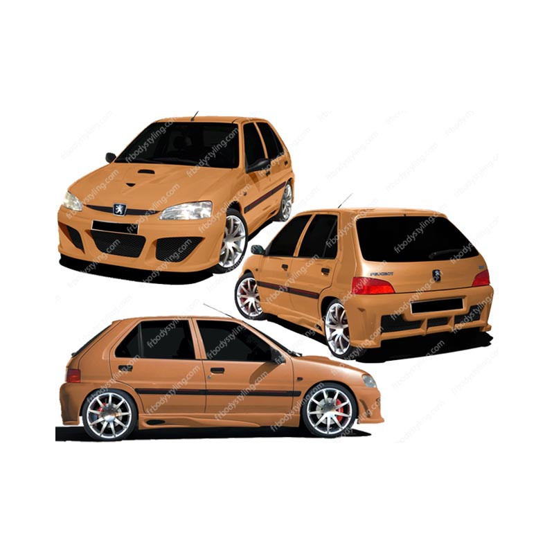 Bodykit carrozzeria Peugeot 106 II Mod Flylow (Cod. O-Kit313)