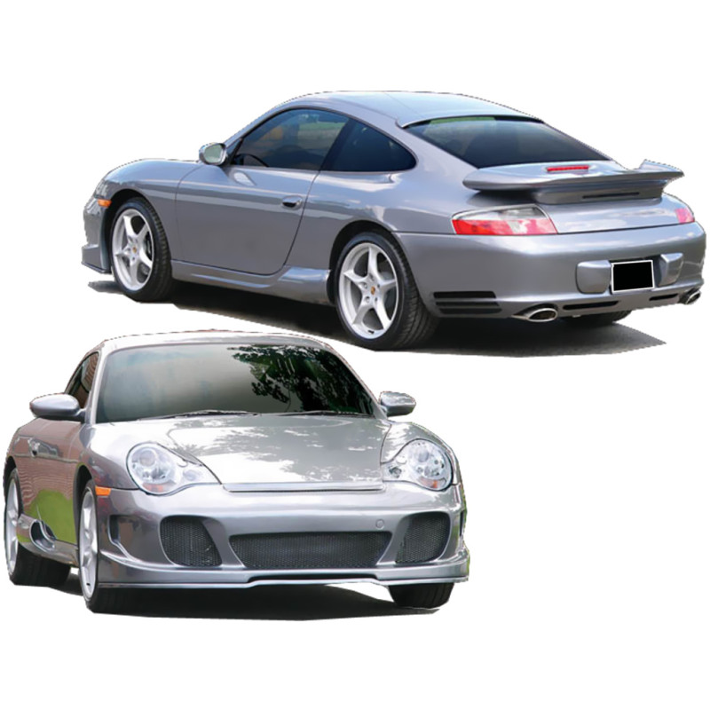 Bodykit carrozzeria Porsche 911 996 Cool (con Spoiler baule+Lama sottoparaurti anteriore) (Cod. O-Ki