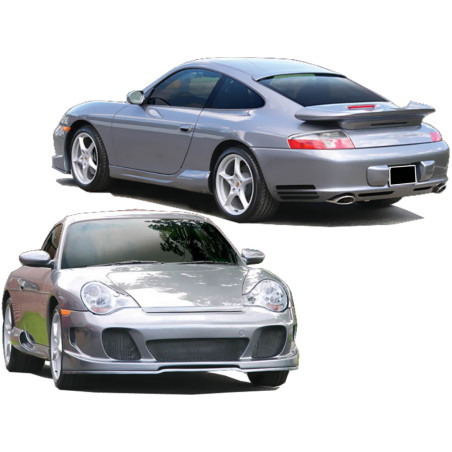 Bodykit carrozzeria Porsche 911 996 Cool (con Spoiler baule+Lama sottoparaurti anteriore) (Cod. O-Ki