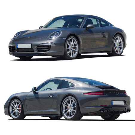 Bodykit carrozzeria Porsche 911 991 Ph1 (Front Lip + Diffusore posteriore + Minigonne + Spoiler)  (C