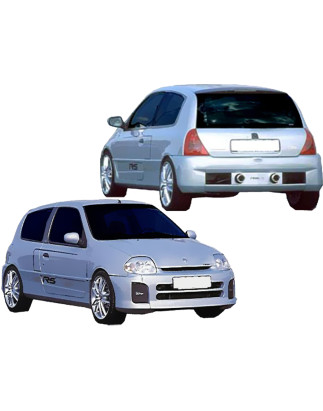 Bodykit carrozzeria Renault Clio 98 V6 Type (solo paraurti) (Cod. O-Kit326)