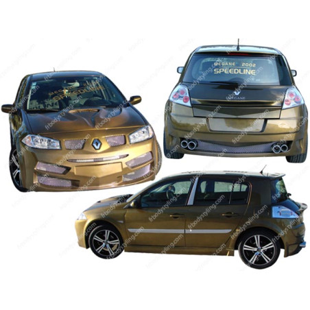 Bodykit carrozzeria Renault Mégane 2002 Speedline (Cod. O-Kit330)