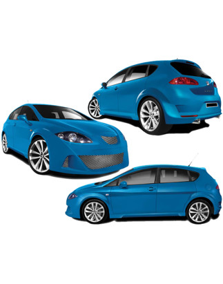 Bodykit carrozzeria Seat Leon 2006 Pandora (Cod. O-Kit337)