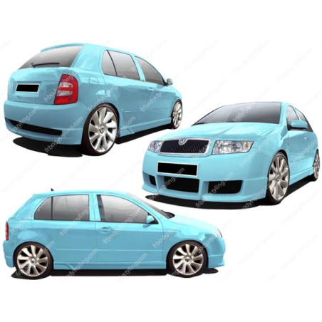 Bodykit carrozzeria Skoda Fabia 99/05 Superfast  (Cod. O-Kit339)