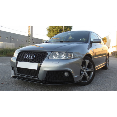Paraurti anteriore Audi A3 8L RS3 Type Spot lights (supporto logo non incluso)  (Cod. O-FB708)