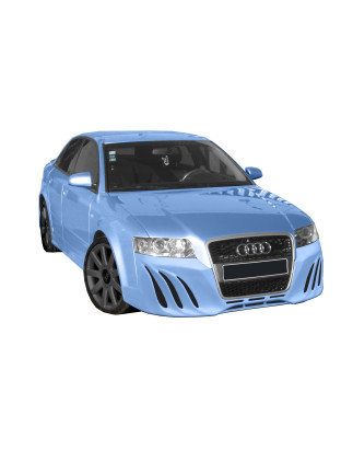 Paraurti anteriore Audi A4 2004 Shark W/ fiber griglia (Cod. O-FB315)