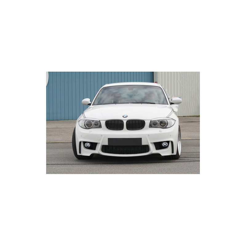Paraurti anteriore BMW Serie 1 E81/E82/E87/E88 M1 con faretti (Cod. O-FB046)