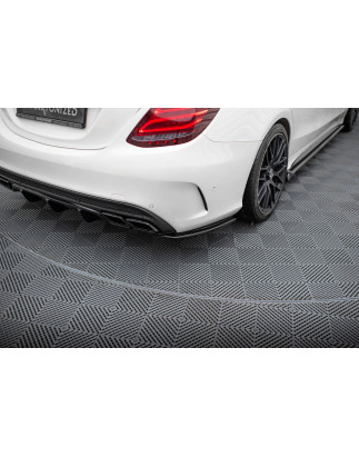Splitters posteriori laterali Mercedes C-Class S205 63AMG  (Cod. M-ME-C-205-AMG-ES-RSD1G)