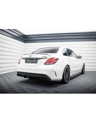 Splitters posteriori laterali Mercedes C-Class S205 63AMG  (Cod. M-ME-C-205-AMG-ES-RSD1G)