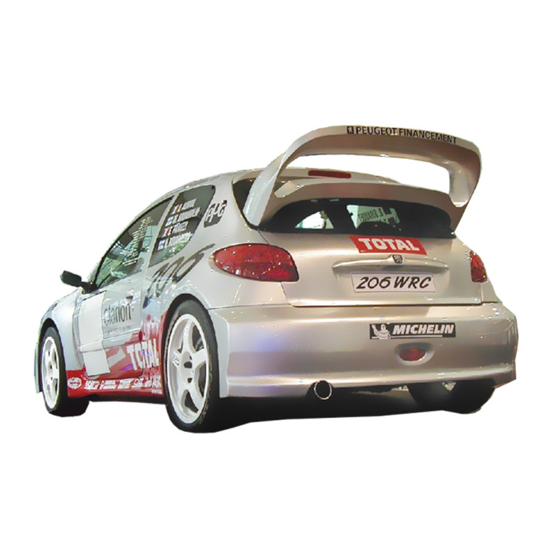 Paraurti posteriore Peugeot 206 WRC Wide (Cod. O-RB133)