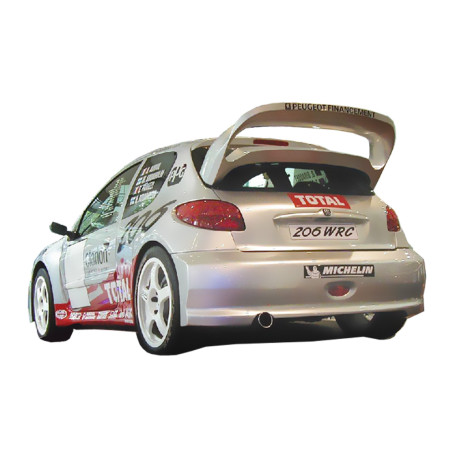 Paraurti posteriore Peugeot 206 WRC Wide (Cod. O-RB133)