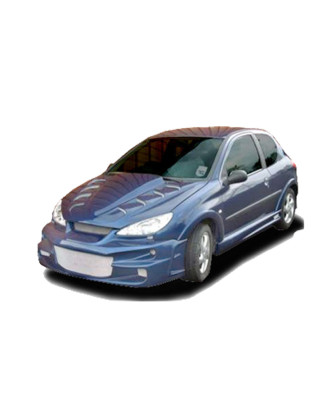 Paraurti anteriore Peugeot 206 BadBoy Wide (Cod. O-FB189)