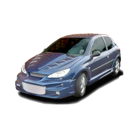 Paraurti anteriore Peugeot 206 BadBoy Wide (Cod. O-FB189)