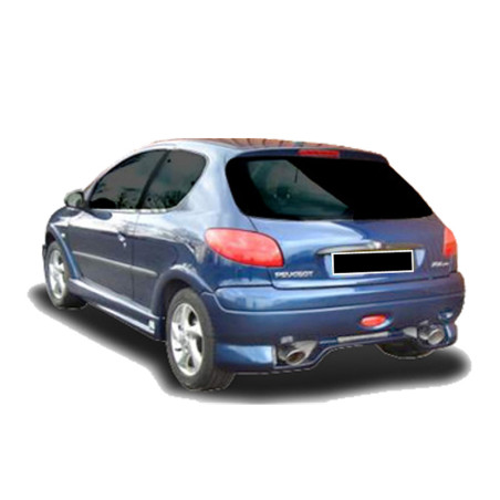 Paraurti posteriore Peugeot 206 BadBoy Wide (Cod. O-RB140)