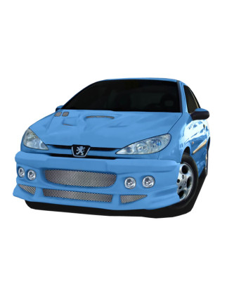 Paraurti anteriore Peugeot 206 Competition + fendinebbia (Cod. O-FB194)