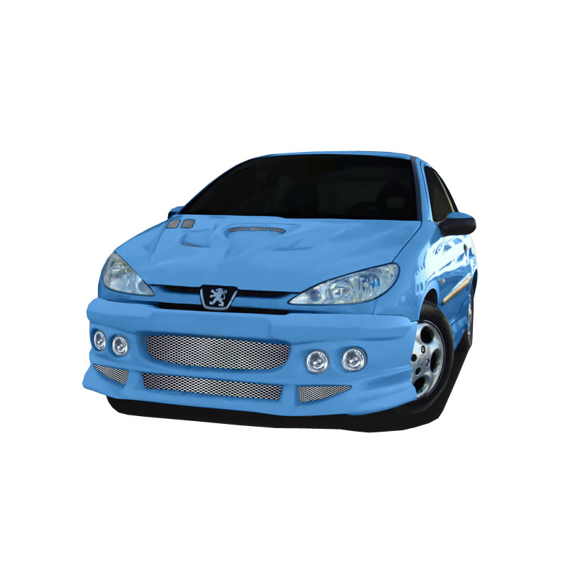 Paraurti anteriore Peugeot 206 Competition + fendinebbia (Cod. O-FB194)