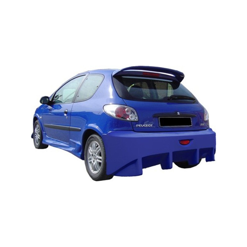 Paraurti posteriore Peugeot 206 Shark (Cod. O-RB247)