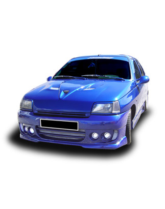 Paraurti anteriore Renault Clio 92 Thanos con faretti (Cod. O-FB223)