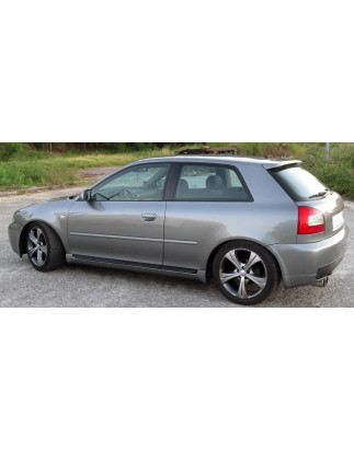 Minigonne laterali + 4 pezzi cornice modanatura porta Audi A3 8L S3 Type (Cod. O-SS384)