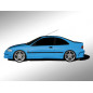 Minigonne Honda Civic Coupé 92-95 Demolition  (Cod. O-SS328)