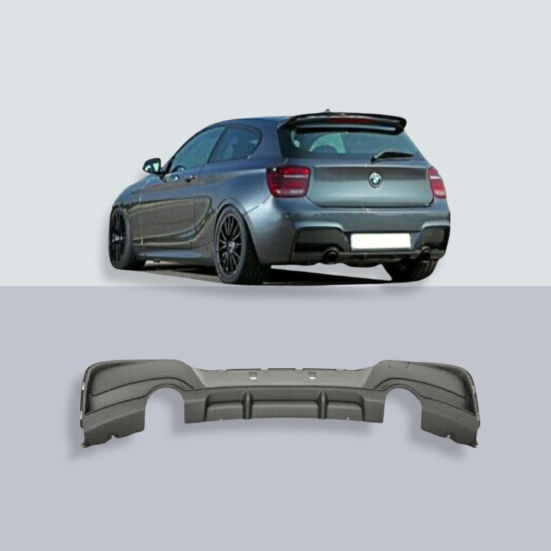 Diffusore posteriore BMW F20 scarico singolo entrambi i lati (Cod. O-RD019)