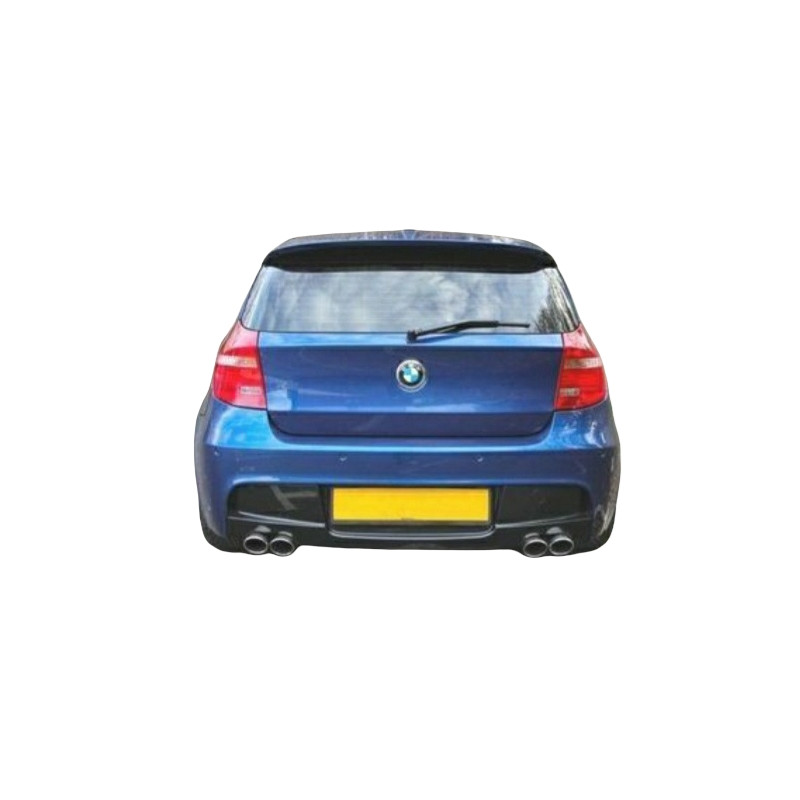 Diffusore posteriore BMW E81 quad scarico  (Cod. O-RD022)