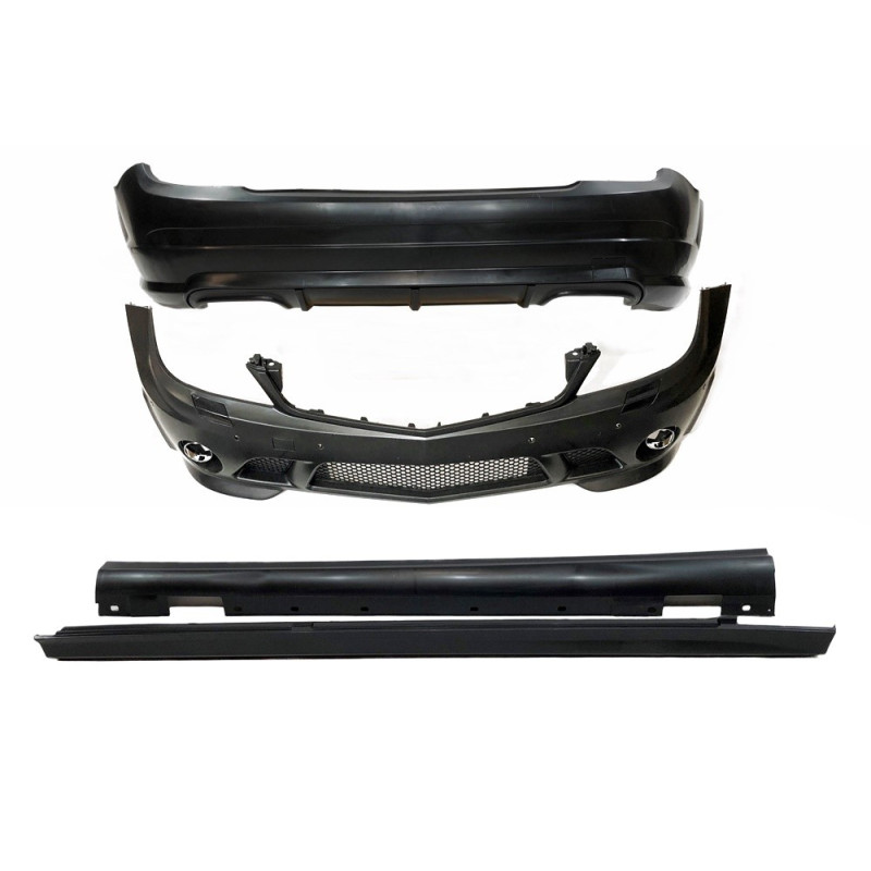 Kit Estetico Mercedes W204 Look C63 2007-2010 ABS (Cod. E-TCM002200230028)