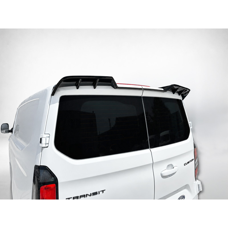 Spoiler sul tetto V.2 Porte  Ford Transit Custom Mk2 / Volkswagen T7 nero lucido (Cod. MDA-518L)