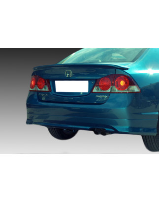 Spoiler a labbro Honda Civic Mk8 Berlina (2006-2011) nero lucido (Cod. MDA-297L)