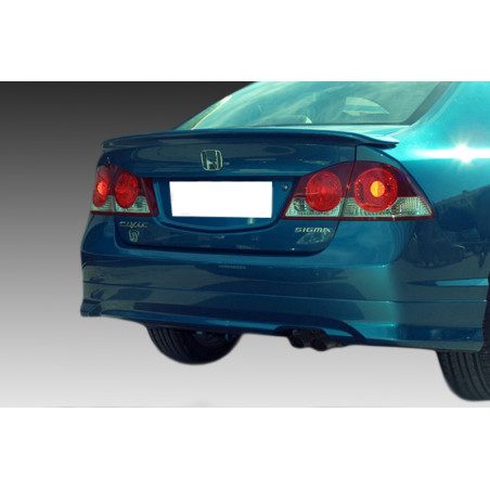 Spoiler a labbro Honda Civic Mk8 Berlina (2006-2011) nero lucido (Cod. MDA-297L)