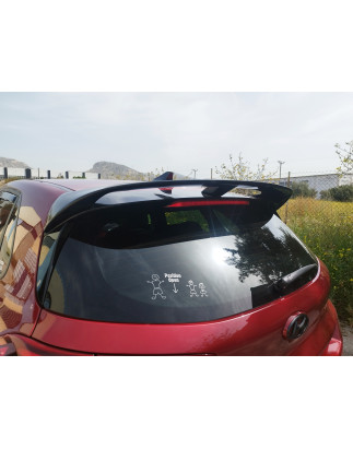 Spoiler per tetto Hyundai i30 Mk3 Hatchback (2016-) primerizzato (Cod. MDA-543P)