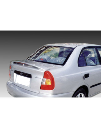Spoiler del bagagliaio Hyundai Accent Mk2 Berlina (1999-2005) nero lucido (Cod. MDA-169L)