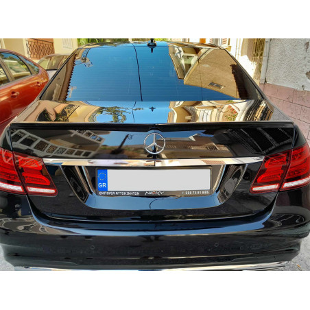 Spoiler a labbro Mercedes Classe E W212 (2009-2016) nero lucido (Cod. MDA-507L)