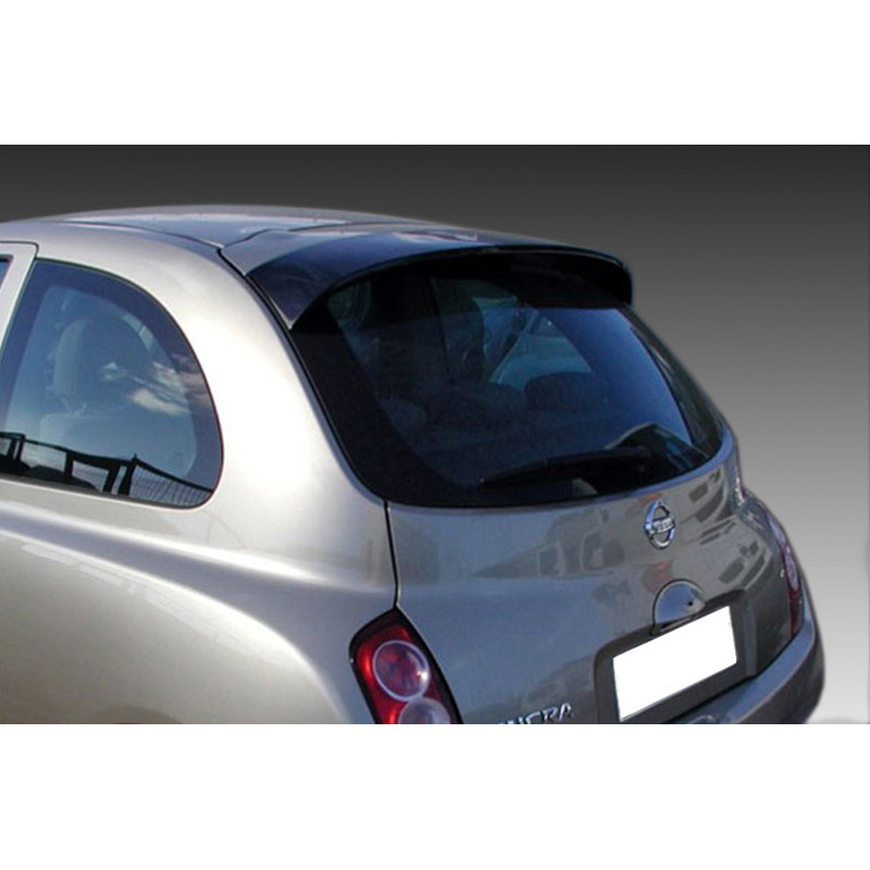 Spoiler per tetto Nissan Micra K12 Nismo (2002-2010) nero lucido (Cod. MDA-247L)