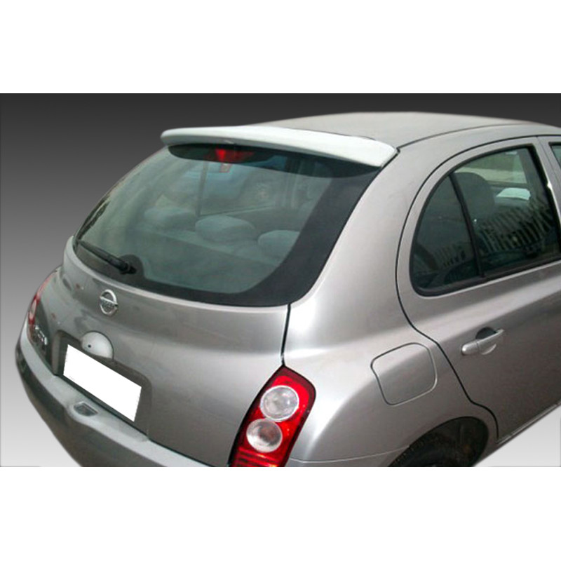 Spoiler sul tetto Nissan Micra K12 (2002-2010) nero lucido (Cod. MDA-254L)