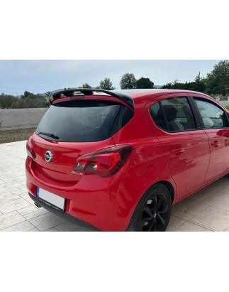 Spoiler sul tetto Opel Corsa E 5 porte nero lucido (Cod. MDA-408L)